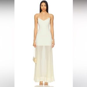 Lovers & Friends - Butter Yellow Maxi Dress